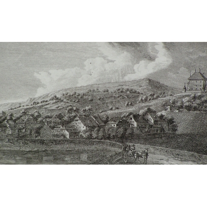 Gravure "L'Hameau de Clarens a. le  sur Moinat SA  - Antiquités décoration -  Gravures, Lithos