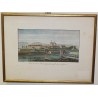 Gravure "Vue des deux ponts suspendus,  sur Moinat SA  - Antiquités décoration -  Gravures, Lithos