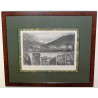 Gravure "Souvenir von Leuk Loëche"  sur Moinat SA  - Antiquités décoration -  Gravures, Lithos