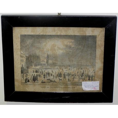 Gravure \"Port de Neuchâtel\"