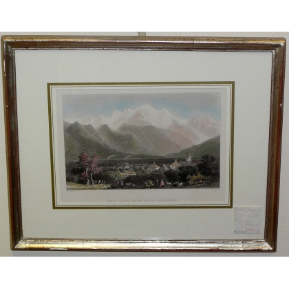 Gravure \"Mont Blanc\"