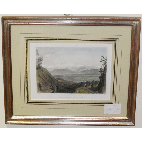 Gravure \"Mont Blanc from the Jura\"