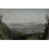 Engraving ‘Mont Blanc from the Jura’ by Moinat SA – Antiques and decorative items – Engravings, lithographs