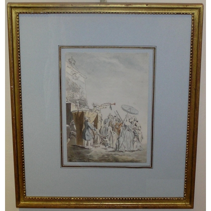 Dessin aquarelle \"Spéctacle\"