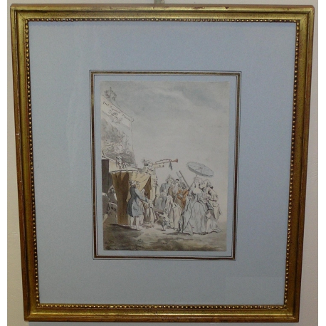Dessin aquarelle \"Spéctacle\"