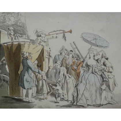 Dessin aquarelle \"Spéctacle\"