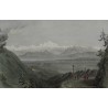 Engraving ‘Mont Blanc from the Jura’ by Moinat SA – Antiques and decorative items – Engravings, lithographs