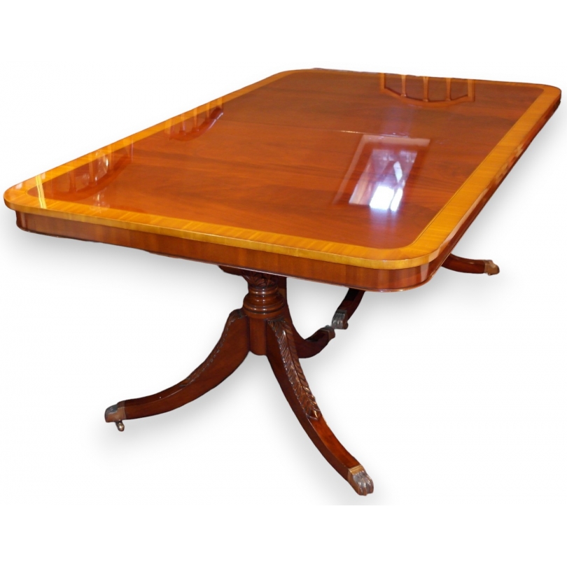  Table de salle à manger en acajou sur  Moinat SA  - Antiquités décoration