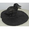 Bronze \"Caneton sur nénuphar\"