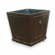 Directoire planter, wood with