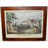 Gravure "L'entrée de Berne par la porte  sur Moinat SA  - Antiquités décoration -  Gravures, Lithos