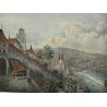 Gravure "La porte du Marzikli à Berne"  sur Moinat SA  - Antiquités décoration -  Gravures, Lithos