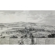 Gravure "Vue de la ville d'Yverdon des