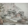 Coloured engraving  "View of Rutli,  by Moinat SA  - Antiques and decorative items -  Engravings, lithographs