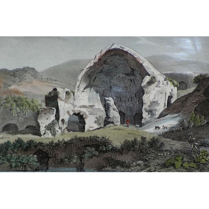 Gravure \"Avanzi del tempio di Diana\"