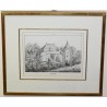 Gravure "Château de Severy"  sur Moinat SA  - Antiquités décoration -  Gravures, Lithos