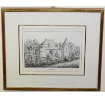 Gravure Château de Severy 