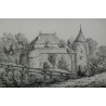 Gravure "Château de Severy"  sur Moinat SA  - Antiquités décoration -  Gravures, Lithos