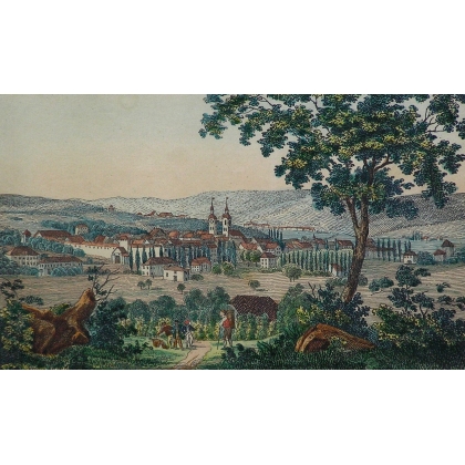 Gravure "Winterthur"  sur Moinat SA  - Antiquités décoration -  Gravures, Lithos