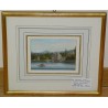 Gouache „Genf – Le Port Boissier in Eaux-Vives“ bei Moinat SA – Antiquitäten und Dekorationsgegenstände – Gouachen, Aquarelle, P