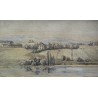 Gravure "Bord du Lac" de BARBANT  sur Moinat SA  - Antiquités décoration -  Gravures, Lithos