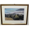 Pastel "Arêtes tourmentées", signé A.