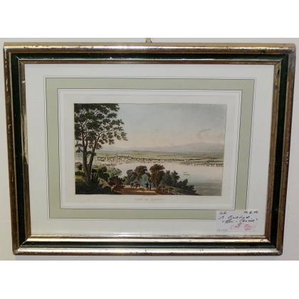 Gravure "Lake of Geneva"  sur Moinat SA  - Antiquités décoration -  Gravures, Lithos