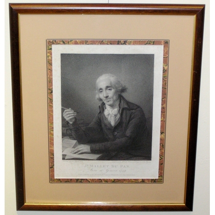 Engraving by "Js. Mallet du Pan" by RIGAUD on Moinat SA – Antiques and decorative items – Engravings, lithographs