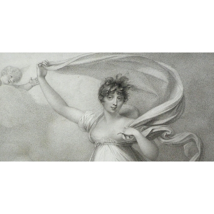 Radierung „Mrs DUFF“ von COSWAY  bei Moinat SA  – Antiquitäten und Dekoration –  Radierungen, Lithografien