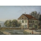 Gravure Maison de Mr Tronchin, a