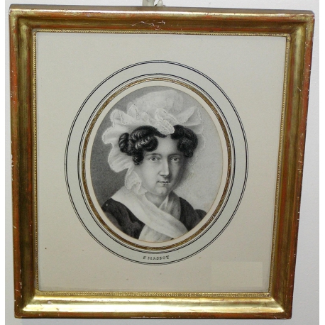 Gravure \"Portrait de Femme\"