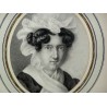 Gravure "Portrait de Femme" d'après F.  sur Moinat SA  - Antiquités décoration -  Gravures, Lithos