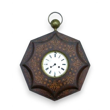 Charles X bull’s-eye window with inlay work. At  Moinat SA  – Antiques and home décor