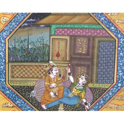 Framed Persian miniature by  Moinat SA  - Antiques and decorative items