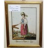 Gravure suisse "Paysanne du canton de  sur Moinat SA  - Antiquités décoration -  Gravures, Lithos