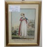 Gravure suisse "Paysanne du canton de  sur Moinat SA  - Antiquités décoration -  Gravures, Lithos