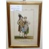 Gravure "Habitants du canton de Zug  sur Moinat SA  - Antiquités décoration -  Gravures, Lithos