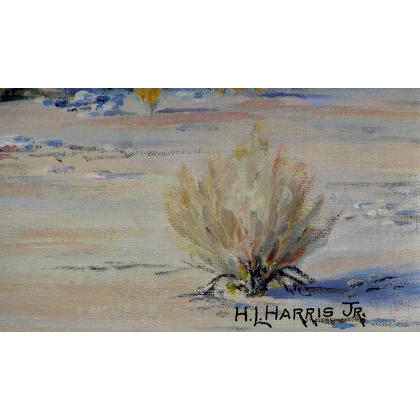  Huile sur toile maroufflée "Smoke Tree sur  Moinat SA  - Antiquités décoration
