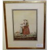 Aquarelle "Jeunes filles de Frascati",  sur Moinat SA  - Antiquités décoration -  Gouaches, Aquarelles, Pastels