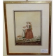 Aquarelle "Jeunes filles de Frascati",