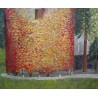  Huile sur carton "Tour du Château de sur  Moinat SA  - Antiquités décoration
