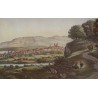 Gravure coloriée \"Genève\"