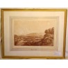 Gravure "Genève en 1800" par DE BEAUMONT  sur Moinat SA  - Antiquités décoration -  Gravures, Lithos