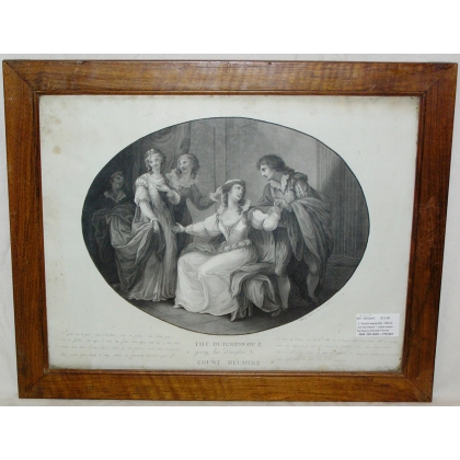 Dessin aquarellé "The Dutchess of C. sur  Moinat SA  - Antiquités décoration