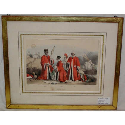 Engraving ‘Parquet Royal’ by RAFFET on Moinat SA – Antiques and decorative items – Engravings, lithographs