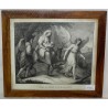 Dessin aquarellé \"The flight into Egypt\"
