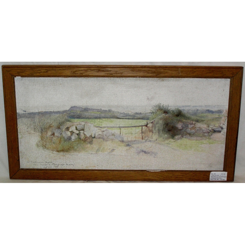 Huile sur toile Plougastel-Daoulas ,