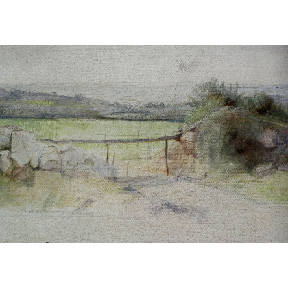  Huile sur toile "Plougastel-Daoulas", sur  Moinat SA  - Antiquités décoration