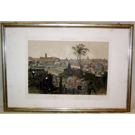 Engraving ‘Rome in all its splendour’ by Moinat SA – Antiques and decorative items – Engravings, lithographs