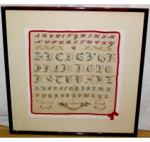 Tableau point de croix "Abécédaire"